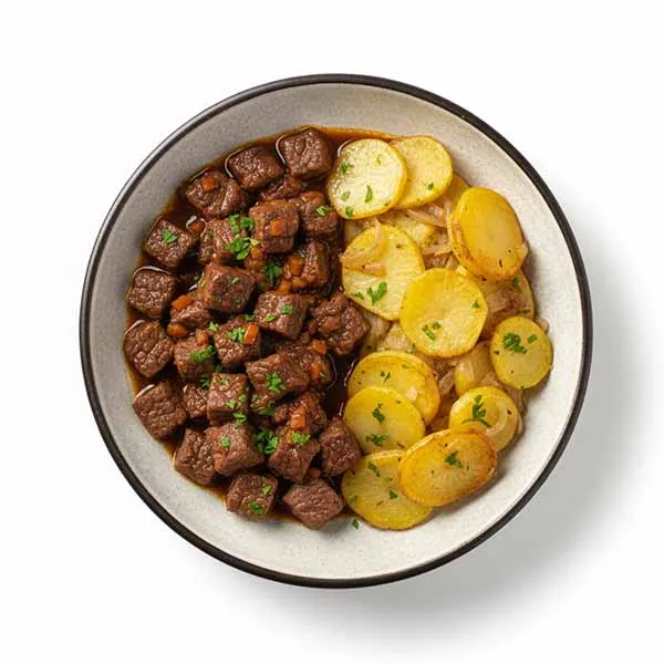 Andalusian Beef with Panadero Potatoes